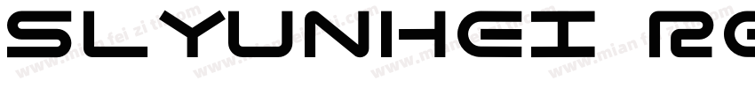 Slyunhei Regular字体转换